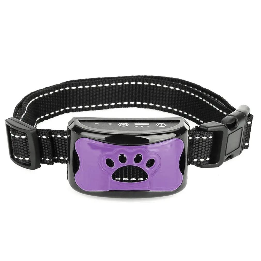 Pet Dog Dispositivo Anti Latido Cães Elétricos Treinamento Coleira de Cachorro Usb Chargeable Parar Barking Vibração Anti Bark Devices - Image 1