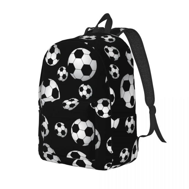 Mochila Escolar de Futebol Unissex para Crianças - Prática e Estilosa para Jardim de Infância e Ensino Fundamental