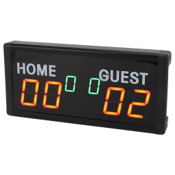 Placar Digital LED com controle remoto, eletrônico, portátil, mesa, interior, badminton, basquete, futebol, 1.8 Polegada - Image 6