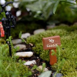 Estatuetas de Bonsai Placa De Resina, Micro Artesanato De Paisagem, Miniaturas De Tabuleta, Jardim De Fadas, Decoração De Terrário De Musgo, 3Pcs - Image 3