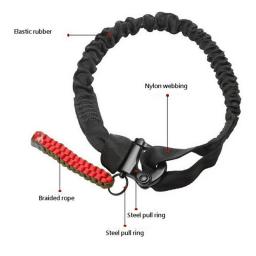 Tactical Sling Corda de Segurança Ajustável, colhedores ao ar livre, cinta multifunções, cinto de nylon, caça Survival Kit, Rescue Sling, 55cm - Image 2