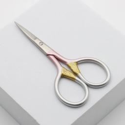 Tesoura em relevo para costura, ponto cruz retrô, prata antiga, tesoura pequena bonita vintage, corte de linha de pesca, tesoura de tecido DIY - Image 4