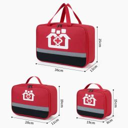 Kit de primeiros socorros portátil para acampamento ao ar livre, bolsa de pílula, saco de armazenamento, emergência familiar, caso médico, acessórios de viagem, suprimentos - Image 4