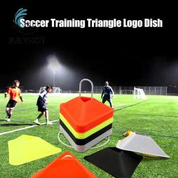 Futebol Disco De Treinamento Para Crianças E Adultos Cone De Agilidade Portátil, Esportes De Campo De Prática De Futebol, Disco De Treinamento, Equipamento De Futebol, 5Pcs - Image 2