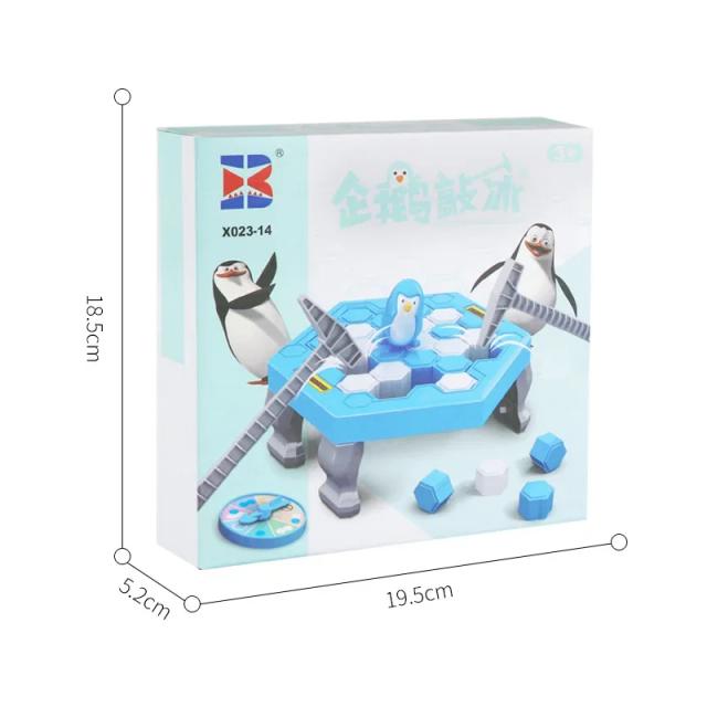 Jogo de Quebra Gelo Pinguim Interativo para Crianças e Adultos - Brinquedo de Mesa