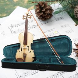 Full Size violino Starter Kits, arco, violino madeira Professional, cordas - Image 4