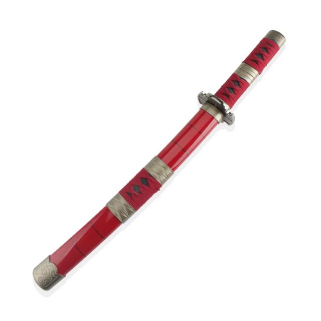 Cosplay de Anime: Espadas de Madeira Zoro Katana e Kitetsu Yama Enma, 60cm, Samurai Japonês