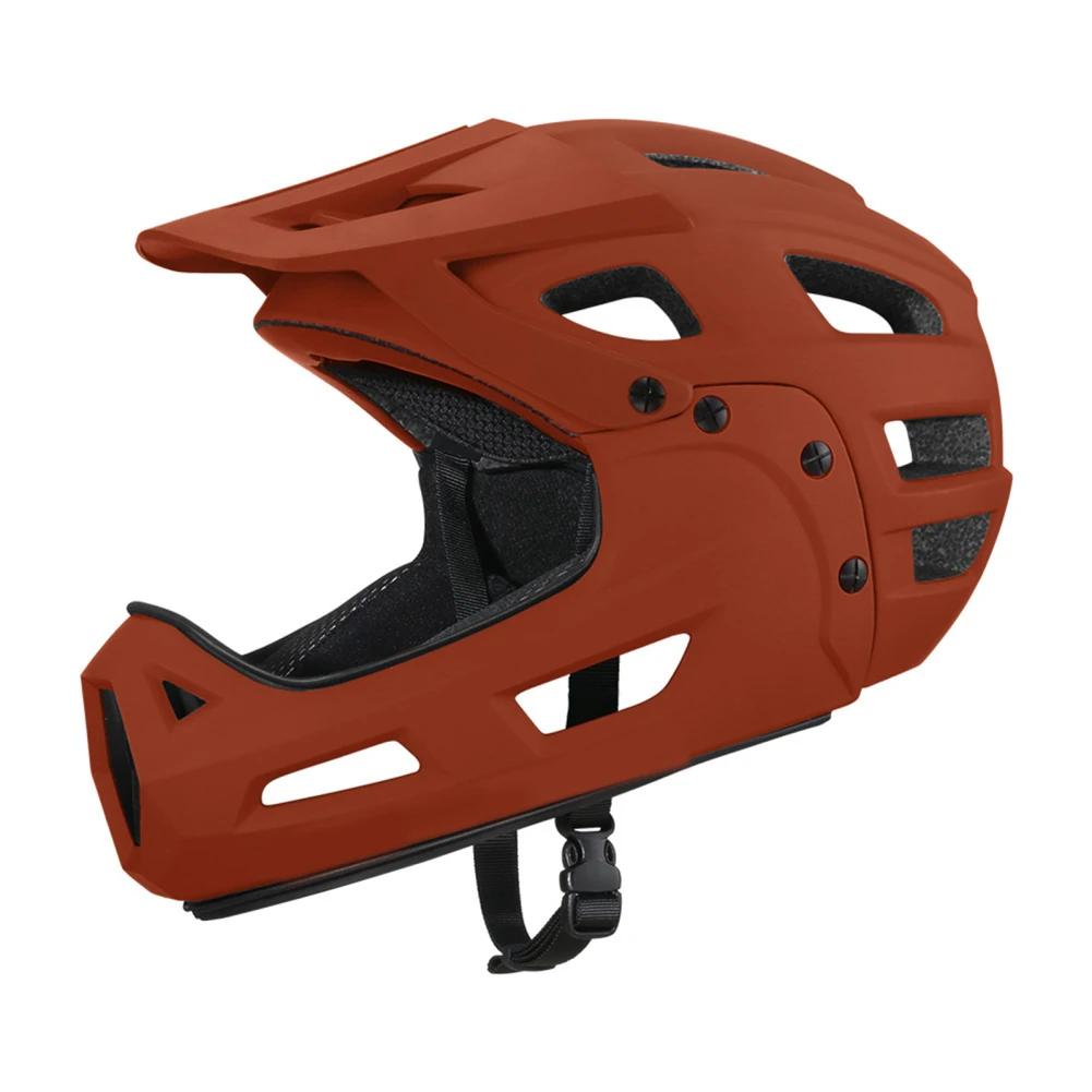 Capacete de bicicleta de rosto inteiro Discovery com viseira removível de proteção de queixo Ventilado Capacete de bicicleta MTB de montanha M/L (54-61 CM) - Image 1