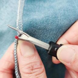 1/4 pçs alça de plástico artesanato cortador de linha costura ripper ponto diy faca agulha artes ferramentas de costura unpicker acessórios de costura - Image 6