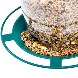 Alimentador Ao Ar Livre Automático Do Pássaro Recipiente De Alimento, Ferramenta De Alimentação De Porca De Suspensão, Suporte De Dispensador De Furo Múltiplo - Image 4