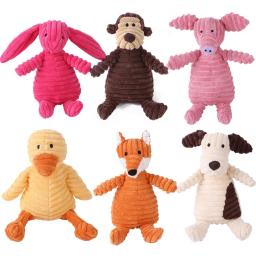 Pelúcia veludo Squeaky brinquedo para cães, Squeaky mastigar brinquedos, mordida resistente, Animal Pet Toy, cães Squeaker - Image 1