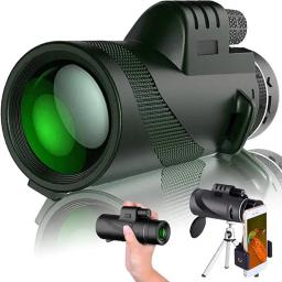Militar Zoom Binóculos Poderosos, Longo Alcance, Portátil, Telescópio Profissional, Monocular, Baixa Noite para Caça - Image 1