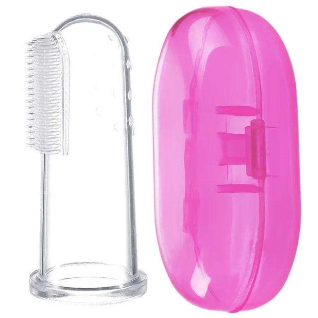 Escova de Dentes de Pelúcia Super Macia para Cães e Gatos - Combate Mau Hálito e Tártaro, Ideal para Limpeza Dental
