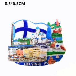3D Europeu Frigorífico Ímãs, Turismo Lembrança, Geladeira Ímãs, Coleção Sticker, Artesanato Decoração Artigos - Image 4