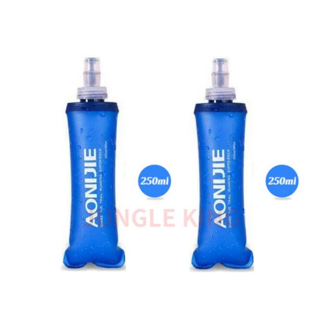 Garrafa de Água Dobrável Aonijie 250ml/600ml em Silicone Macio para Esportes e Viagens