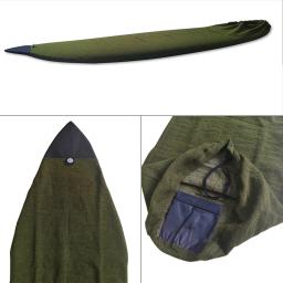 Tipped Surfboard Sock Cover, Bolsa protetora para prancha curta, Funboard, Windsurf Board, cordão ajustável, 6,6 ft - Image 1