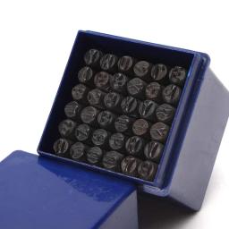 Couro metal Marcação Puncher Kit, Letras e Perfurações Número, Símbolo do selo, Die Tool Case, Artesanato durável, Alfabeto e Números - Image 4