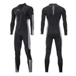 Fato de neoprene 3MM Fatos de neoprene masculinos e femininos com zíper frontal, snorkeling, mergulho, natação, canoagem, kite surf, roupa de mergulho completa - Image 3