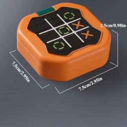 Tic-tac-toe tabuleiro multifuncional jogos eletrônicos montessori quebra-cabeça jogo de mesa xadrez conjunto portátil para adultos crianças - Image 3