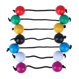 Bolas Coloridas De Mão Shaker, Instrumento De Entretenimento De Percussão, Rhythm Maracas, Bolas De Areia, Aslatuas, Kashaka, 4,5 cm, 1 Par - Image 1