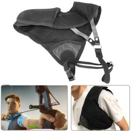 Tiro com arco peito guarda proteção ajustável para arcos recurvos tradicionais protetor de peito atirar acessórios de caça - Image 1