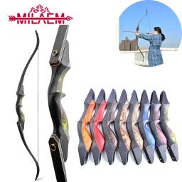 Arco e flecha Recurve Bow, Outdoor Acessórios Caça Tiro, Split Bow, Takedown laminação, mão direita, 15 "Riser, 25-60LBS, 1Pc - Image 1