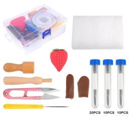 Multi-estilo agulha feltrando kit para feltragem de lã, ferramentas artesanais DIY com alça de madeira maciça, agulhas - Image 2