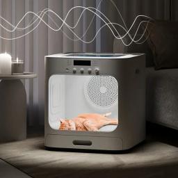 Pet Beleza Secagem Gabinete Profissional Sala de Secagem Animal Banho Household Small Silent Dog Air Dryer, Produtos de secagem automática - Image 4