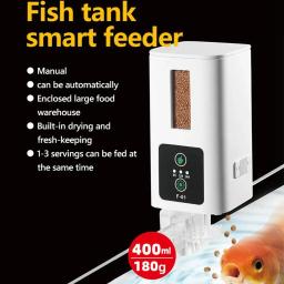 Alimentador Automático De Peixes, alimentador Do Tanque De Peixes, distribuidor Do Controle De Potência Digital para Todos os Dias - Image 3