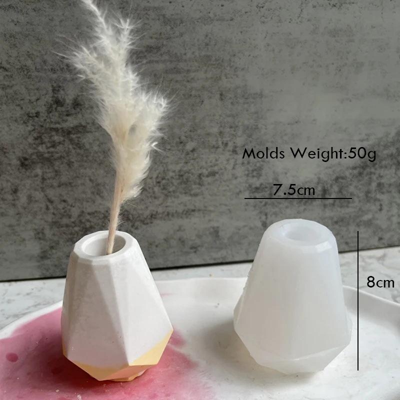 Moldes de silicone para plantador Vasos, gesso epóxi, Vaso de concreto, Molde de injeção, DIY Artesanato, Jardinagem Decoração, Presente artesanal, Home Artesanato - Image 1