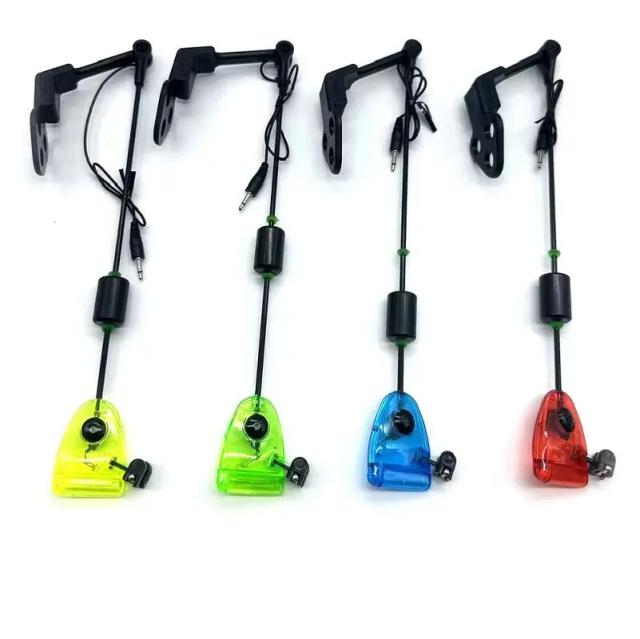 Carp Pole Rocker Swinger em Aço Inoxidável: Indicador de Alarme para Pesca Estilo Europeu com Construção Durável e Trolling Flash
