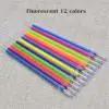 Recargas Marcadores Aquarela Gel Caneta Substituir, Material Escolar Escritório, Papelaria Escritório, Jardim Esboço Pen, 24 Cores, 5ml - Image 5