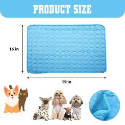 Cama respirável para cães e gatos Esteira de resfriamento grande almofada de canil cobertor auto-refrigerador caixa do sono, verão - Image 6