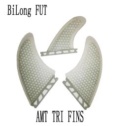 BiLong-Flares Surf Fins Set, barbatanas prancha, Surf Fins, Tri-Flares, AMT, Side Twin + Estabilizador, Fibra de vidro Desempenho, Desempenho - Image 1