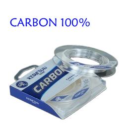 Japonês Importado De Fibra De Carbono Fio De Pesca, Monofilamento Afundando Linha, Fluorocarbonline Mar, 50m, 100% Carbono - Image 1