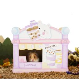 Casa De Hamster De Madeira Para Pequenos Animais, Pequeno Ninho De Animais De Estimação, Gaiola Animal, Suprimentos De Paisagismo, Esquilo, Anão, Acessórios De Rato - Image 6
