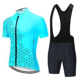 Conjunto de camisa de ciclismo masculino conjunto de ciclismo 2024 verão esporte ao ar livre roupas de bicicleta respirável mtb ciclismo - Image 3
