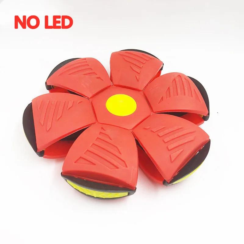 Voando UFO Flat Throw Disco Bola com Luz LED para Crianças, Brinquedo ao ar livre, Jardim, Basquete, Jogos, Lkcomo - Image 1