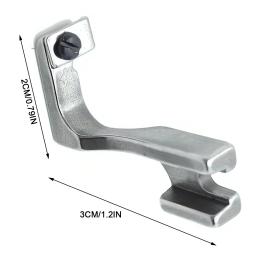 1/3 pçs ferramentas de costura de metal ajustável zíper invisível guia calcador pé máquina de costura industrial acessórios - Image 6