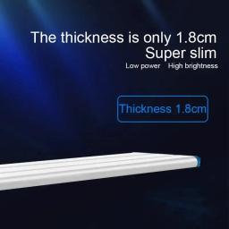 LED Aquarium Light com suporte extensível, lâmpada do tanque de peixes, lâmpada vegetal, à prova de respingos, plug UE, 3 modos de cores, 4 linhas, 220V - Image 2