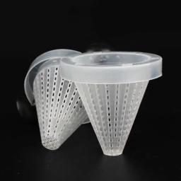 Plástico cônico Worm Alimentador para aquário, Red Worm, Bloodworm Alimentação, Funil Cup, peixe salmoura, Shrimp Food Tool, 2pcs por lote - Image 6