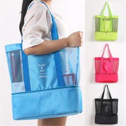 Bolsa de Praia de Rede com Compartimento Térmico - Image 3