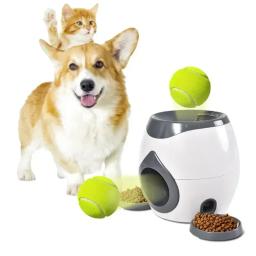 Lançador de bola automático para cães, Máquina interativa do lançador de bola de tênis para cães médios, Alimentador Inteligente de Treinamento Interativo - Image 1