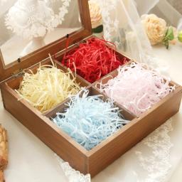 Material De Enchimento De Caixa Colorida, Lafite Grass, Enchimento De Embalagem, DIY, Aniversário, Presente De Festa De Casamento, Caixas De Doces - Image 2