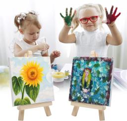 Mini Canvas Art Boards, 10x10cm, Telas de arte, Pintura a óleo acrílica e Decoração, Mini Moldura pintura a óleo - Image 6