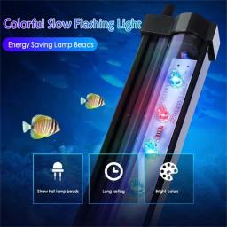 Aquário Fish Tank Luz LED Colorida, Bar Faixa Lâmpada, iluminação submersível, impermeável, luzes submersíveis, EU Plug, EU Plug - Image 2