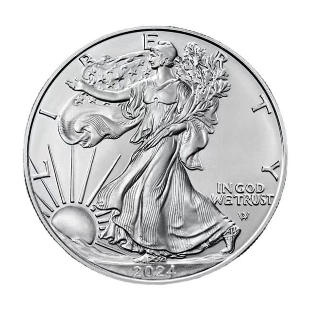 Medalha Comemorativa da Estátua da Liberdade em Prata - Moeda Americana de Coleção 2024