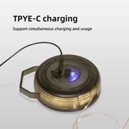 Luz LED para barraca externa Blackdog com armazenamento de manivela - garante iluminação sustentada com capacidade de bateria superior - Image 1