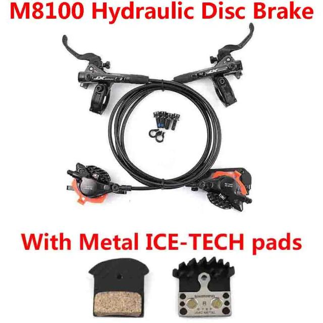 Shimano Deore XT M8100 Freio a Disco Hidráulico MTB Esquerda/Direita