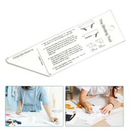Régua de encadernação da régua da medida exata acessível do modelo de ferramenta de encadernação da colcha acrílica para quilting da precisão - Image 5